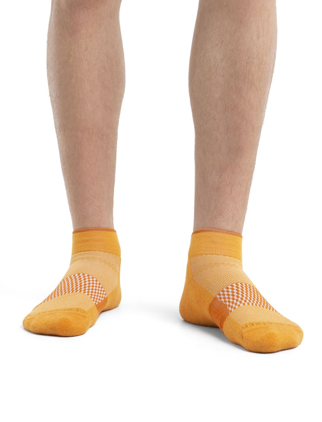 Pánské merino ponožky ICEBREAKER Mens Multisport Light Mini, Solar/Earth velikost: 44,5-46,5 (L)