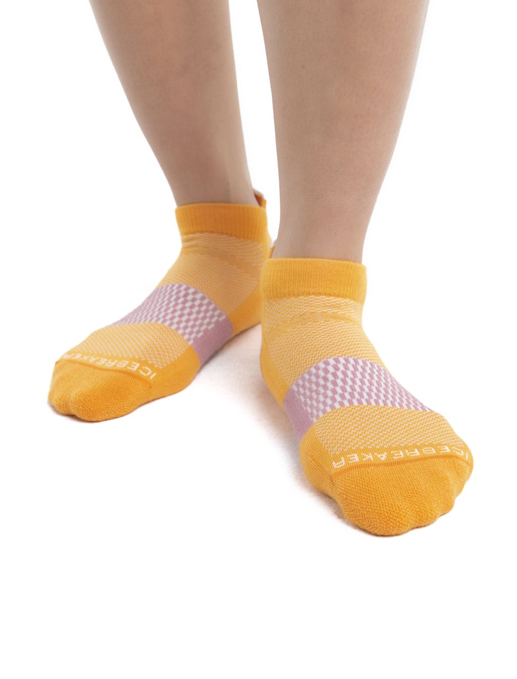 Dámské merino ponožky ICEBREAKER Wmns Multisport Light Micro, Solar/Snow/Crystal velikost: 35-37 (S)