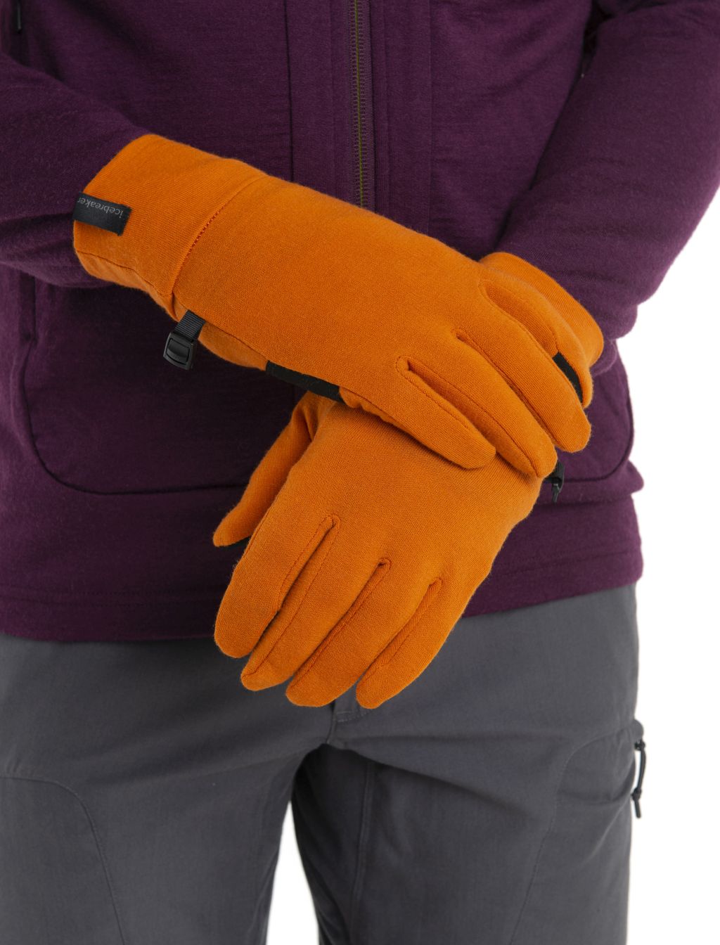 Merino rukavice ICEBREAKER Unisex Sierra Gloves, Earth velikost: S