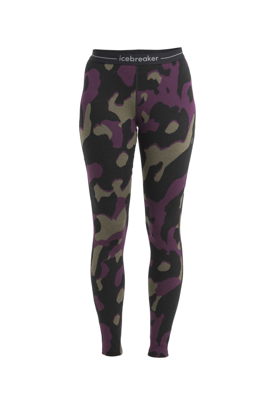 ICEBREAKER Wmns Merino 260 Vertex Leggings Natural Shades, Black/Loden/Nightshade velikost: XS