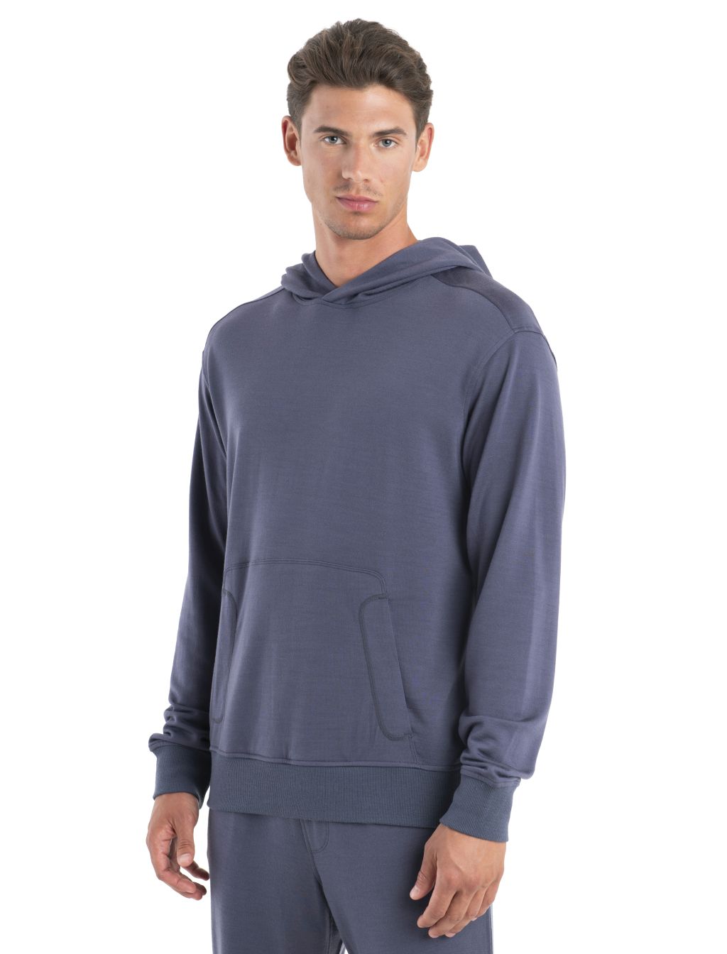 Pánská merino mikina s kapucí ICEBREAKER Mens Merino Shifter II LS Hoodie, Graphite velikost: M