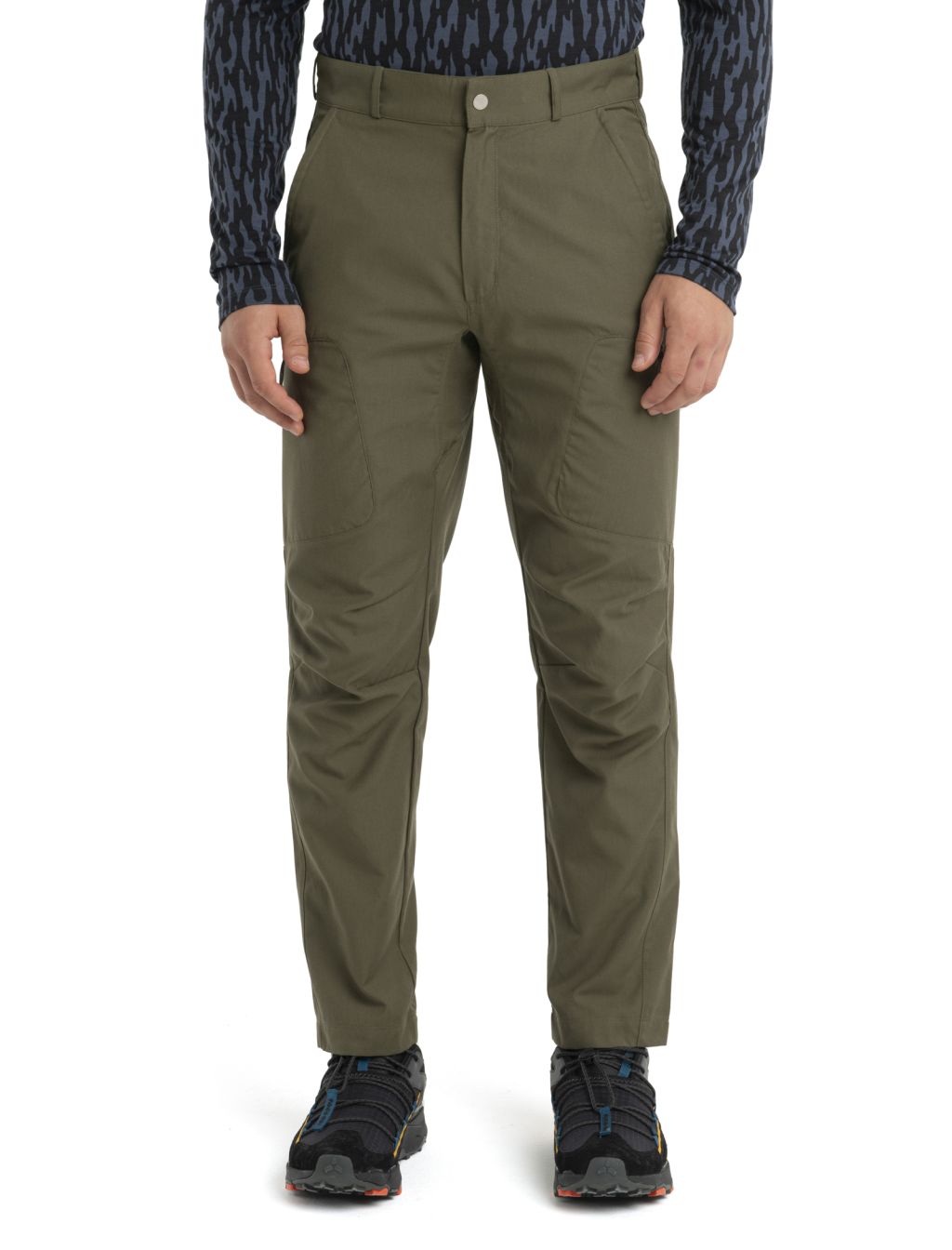 Pánské merino kalhoty ICEBREAKER Mens Hike Pants, Loden velikost: 34