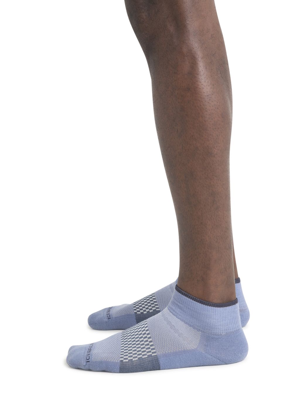 Pánské merino ponožky ICEBREAKER Mens Multisport Light Mini, Kyanite/Graphite/Dawn velikost: 39-41,5 (S)