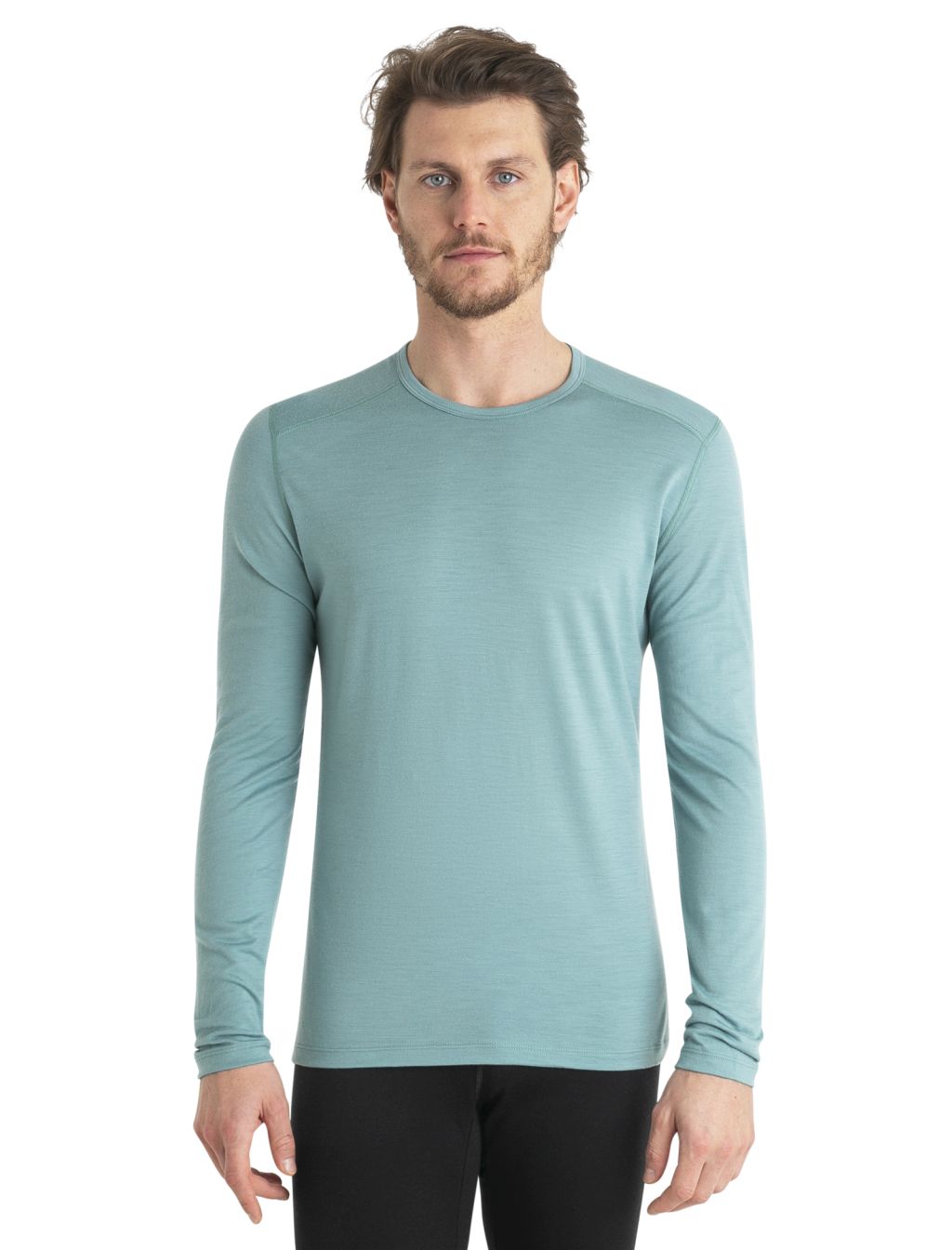 ICEBREAKER Mens 200 Oasis LS Crewe, Cloud Ray velikost: XL