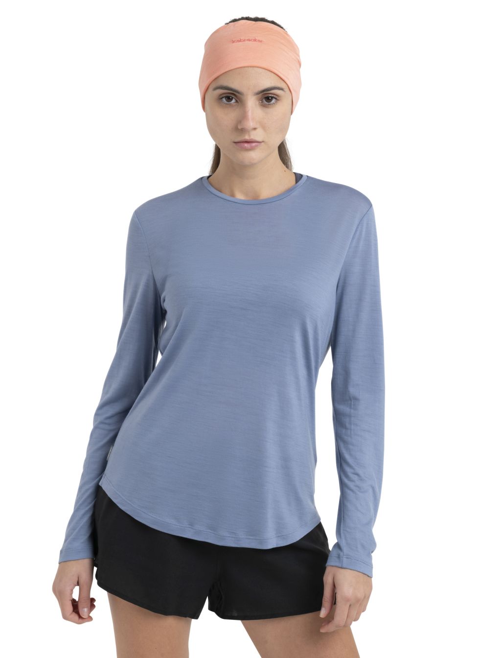 Dámské merino triko dlouhý rukáv ICEBREAKER Wmns Merino 125 Cool-Lite™ Sphere III LS Tee, Kyanite velikost: L