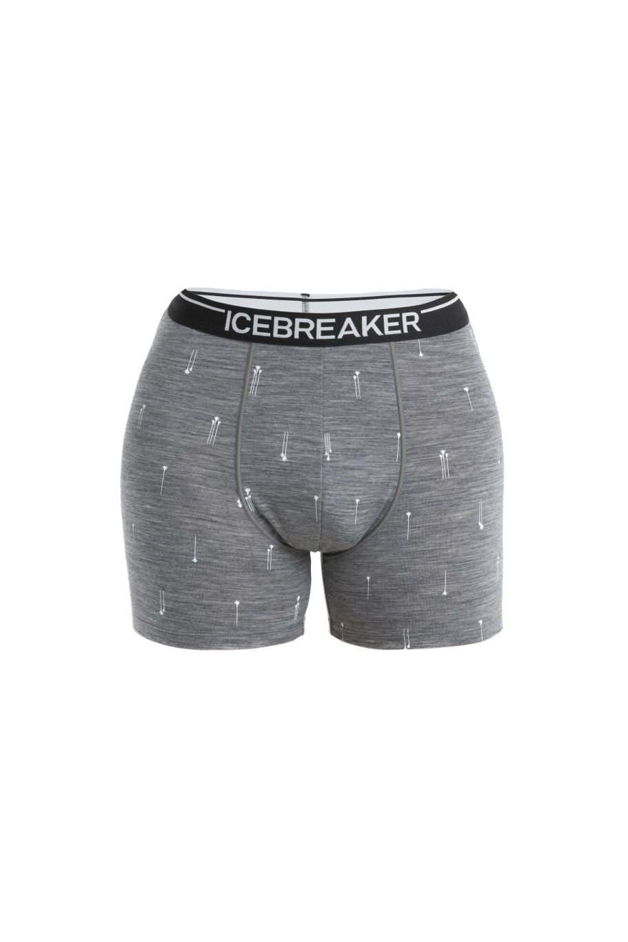 ICEBREAKER Mens Merino Anatomica Boxers Palm Trail AOP, Gritstone Heather/Aop velikost: XXL