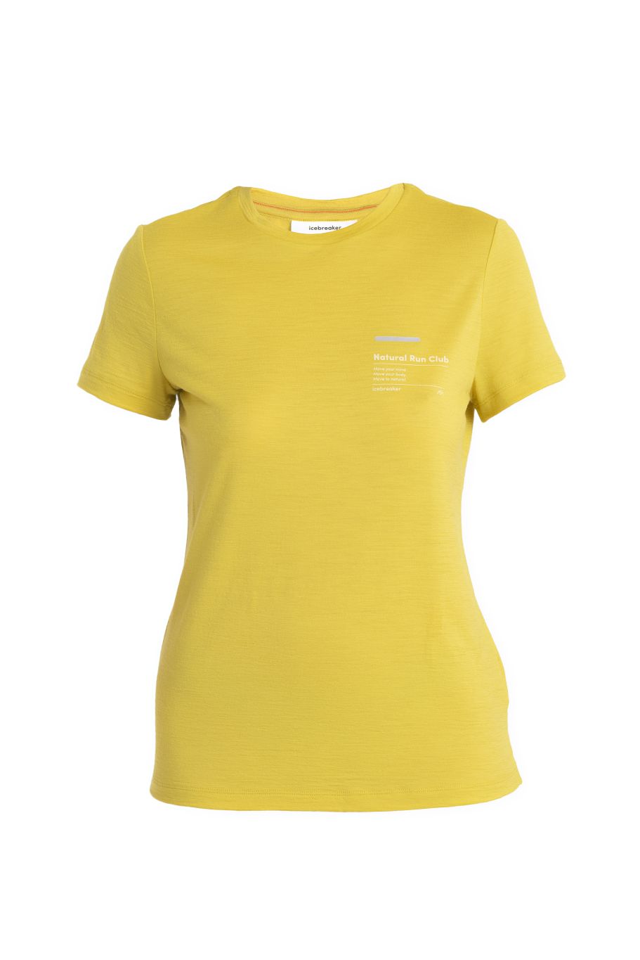 ICEBREAKER Wmns Merino 150 Tech Lite III SS Tee Natural Run Club 2.0, Lux velikost: XS