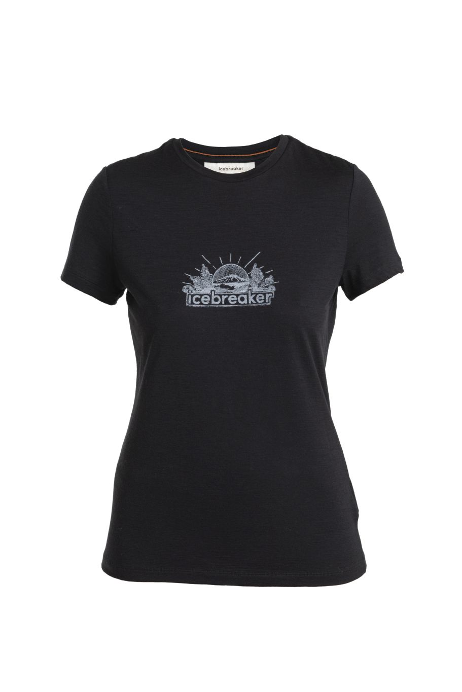 Dámské merino triko krátký rukáv ICEBREAKER Wmns Merino 150 Tech Lite III SS Tee IB Grown Naturally, Black velikost: M