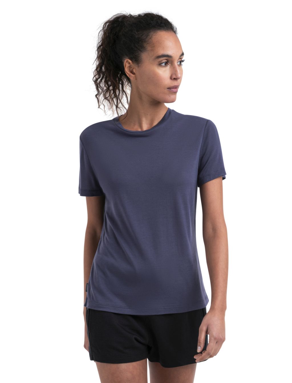 Dámské merino triko krátký rukáv ICEBREAKER Wmns Merino Core SS Tee, Graphite velikost: XL