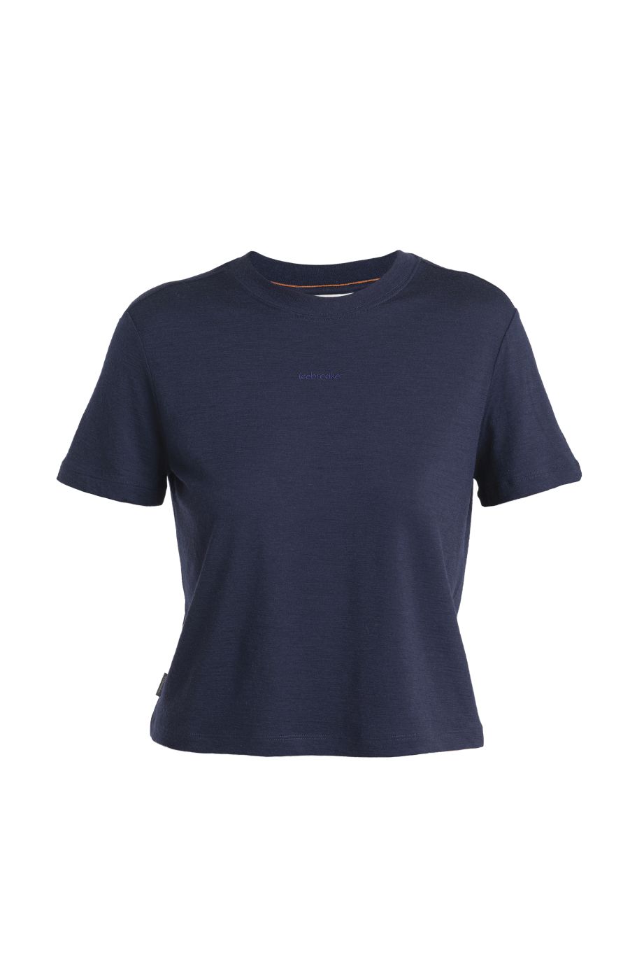 Dámské merino triko krátký rukáv ICEBREAKER Wmns Merino 150 Tech Lite III SS Crop Tee, Midnight Navy velikost: S