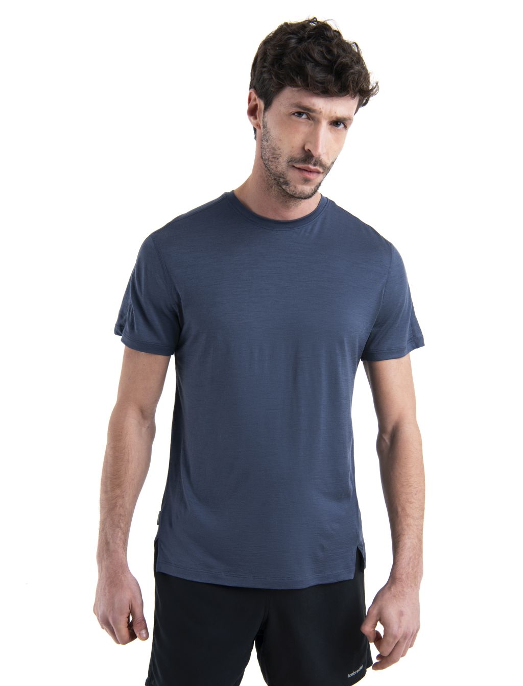 Pánské merino triko krátký rukáv ICEBREAKER Mens Merino 150 Ace SS Tee, Graphite velikost: L