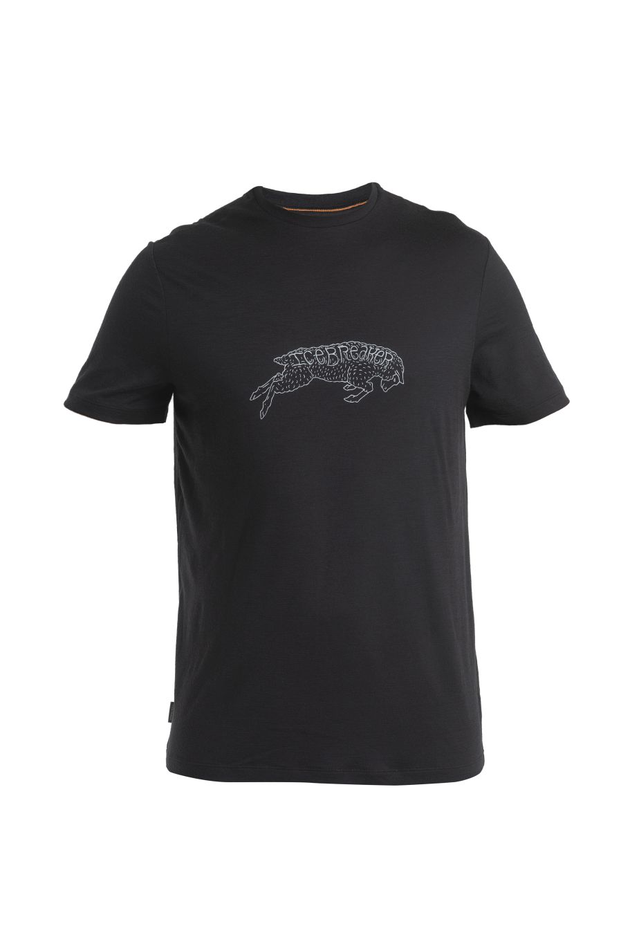 ICEBREAKER Mens Merino 150 Tech Lite III SS Tee Icebreaker Ewe Bound, Black velikost: L