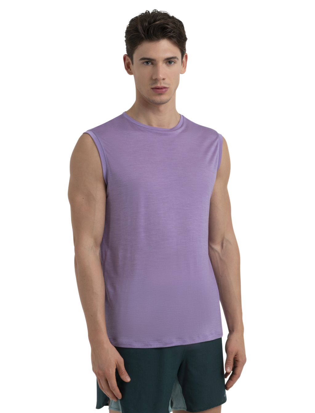 ICEBREAKER Mens Merino 125 Cool-Lite™ Sphere III Tank, Purple Gaze velikost: XXL