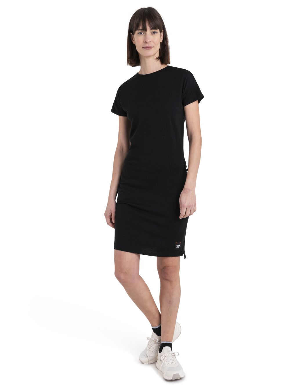 Dámské merino šaty ICEBREAKER Wmns Merino 200 IB X TNF Dress, Black velikost: XS