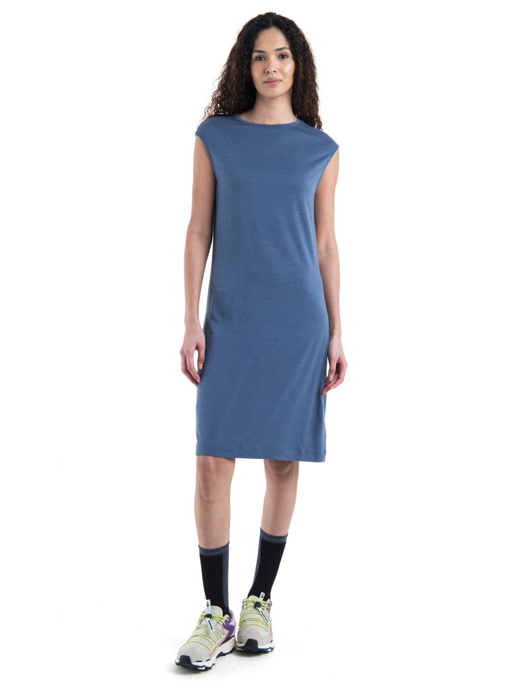 Dámské merino šaty ICEBREAKER Wmns Granary Sleeveless Dress, Dawn velikost: L