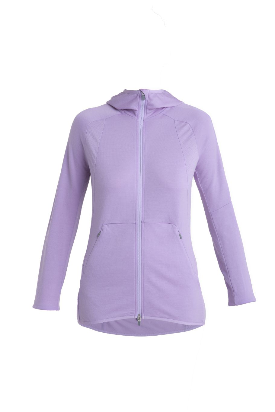 ICEBREAKER Wmns Merino Quantum ZoneKnit™ LS Zip Hoodie, Purple Gaze velikost: M