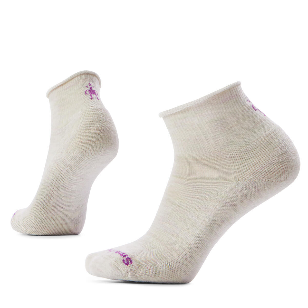 Unisex merino městské ponožky  SMARTWOOL Everyday Roll Top Ankle Socks, Moonbeam velikost: 46-49 (XL)
