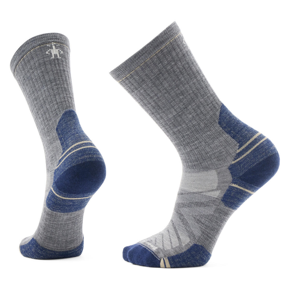 Unisex merino turistické ponožky SMARTWOOL Hike Targeted Cushion Crew Socks, Medium Gray velikost: 38-41 (M)