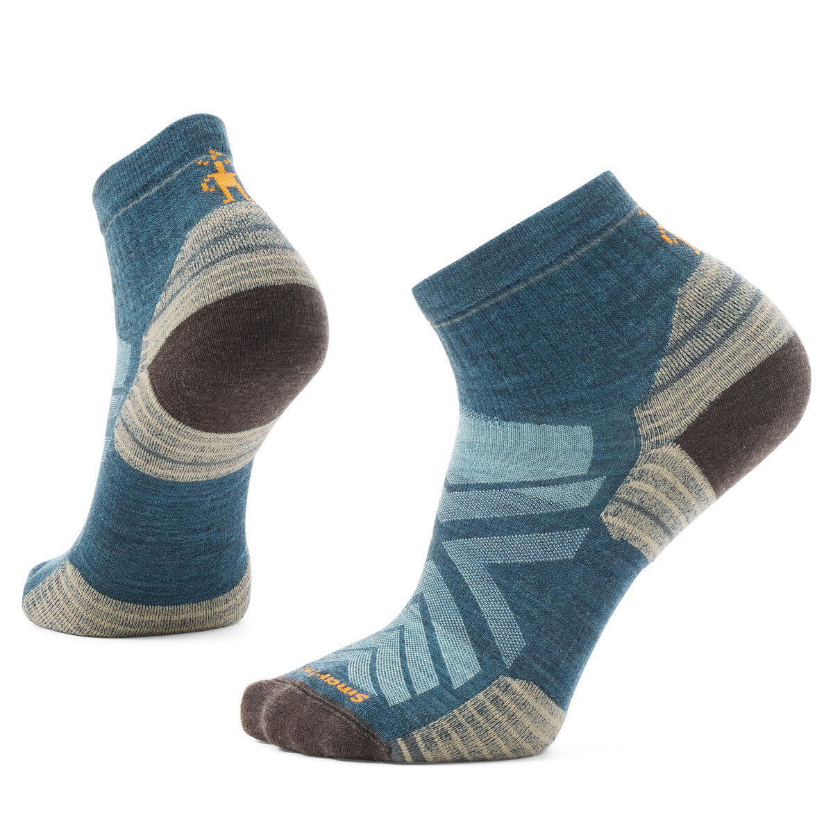 Unisex merino turistické ponožky SMARTWOOL Hike Targeted Cushion Ankle Socks, Twilight Blue velikost: 38-41 (M)