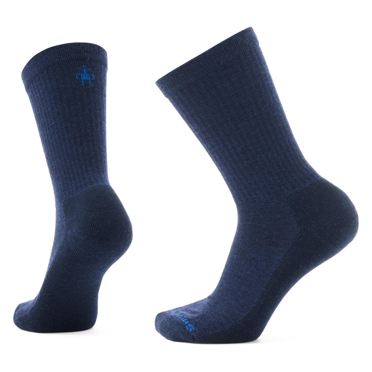 Unisex merino městské ponožky  SMARTWOOL Everyday Solid Rib Crew Socks, Deep Navy velikost: 38-41 (M)