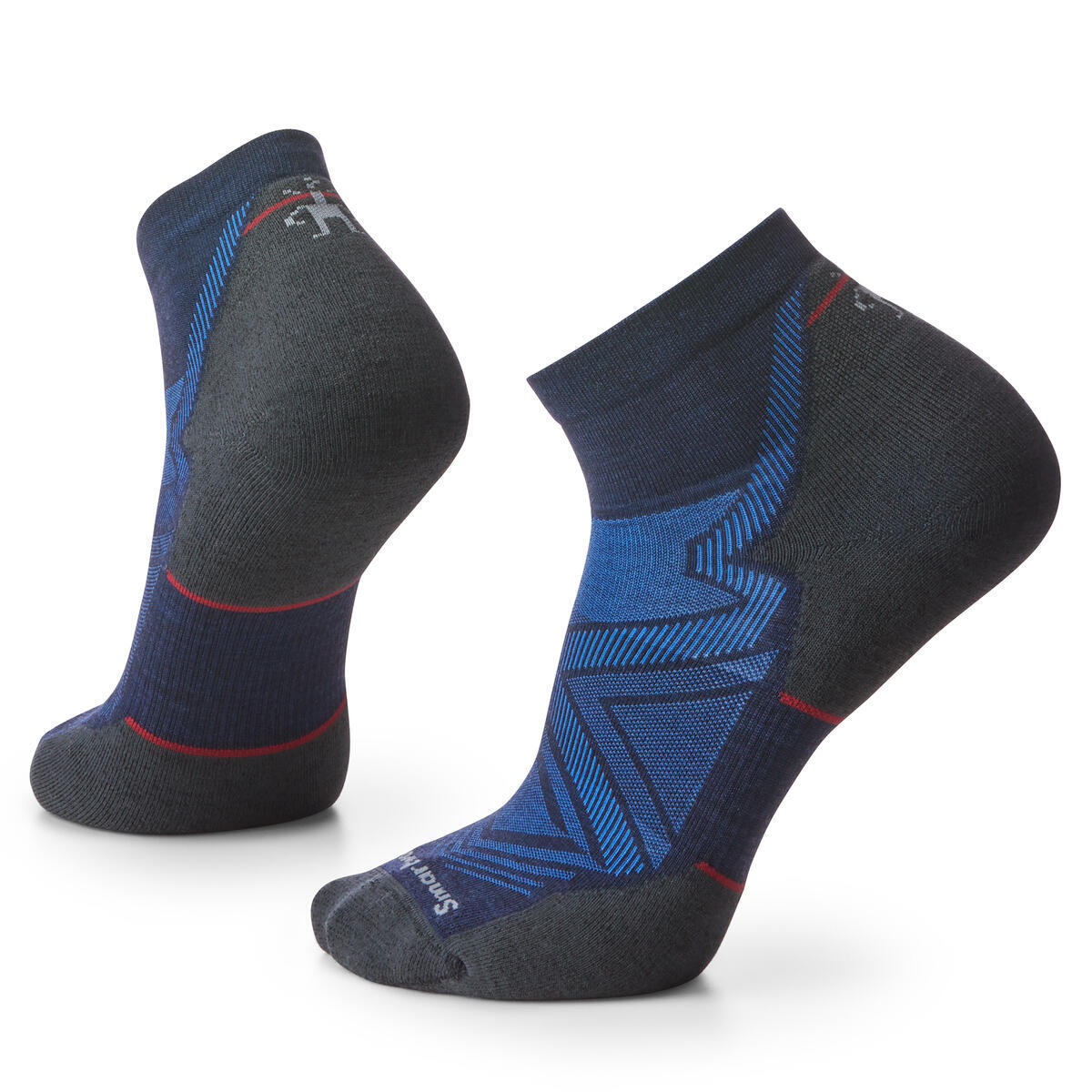 Unisex merino běžecké ponožky SMARTWOOL Run Targeted Cushion Ankle Socks, Deep Navy velikost: 38-41 (M)