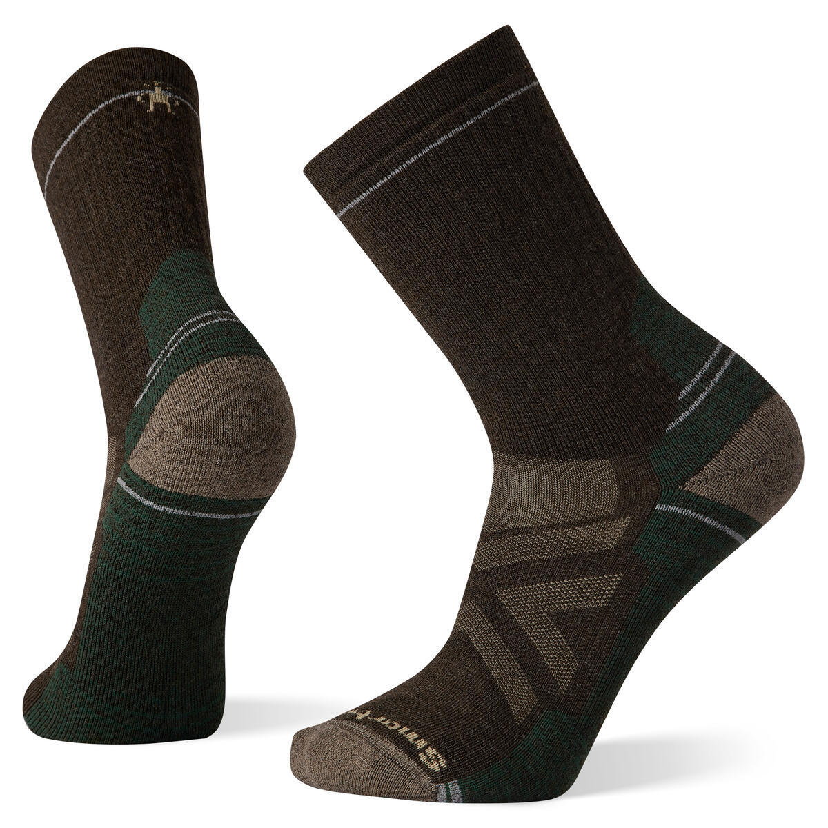 Unisex merino turistické ponožky SMARTWOOL Hike Full Cushion Crew Socks, Chestnut