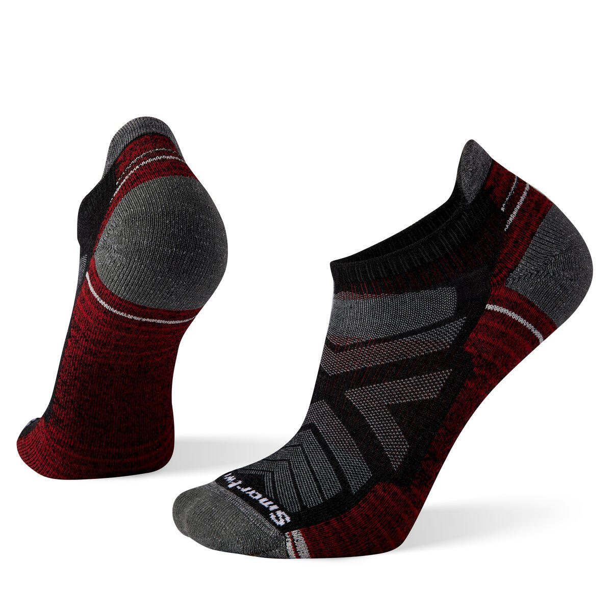 Unisex merino turistické ponožky SMARTWOOL Hike Light Cushion Low Ankle Socks, Charcoal velikost: 38-41 (M)