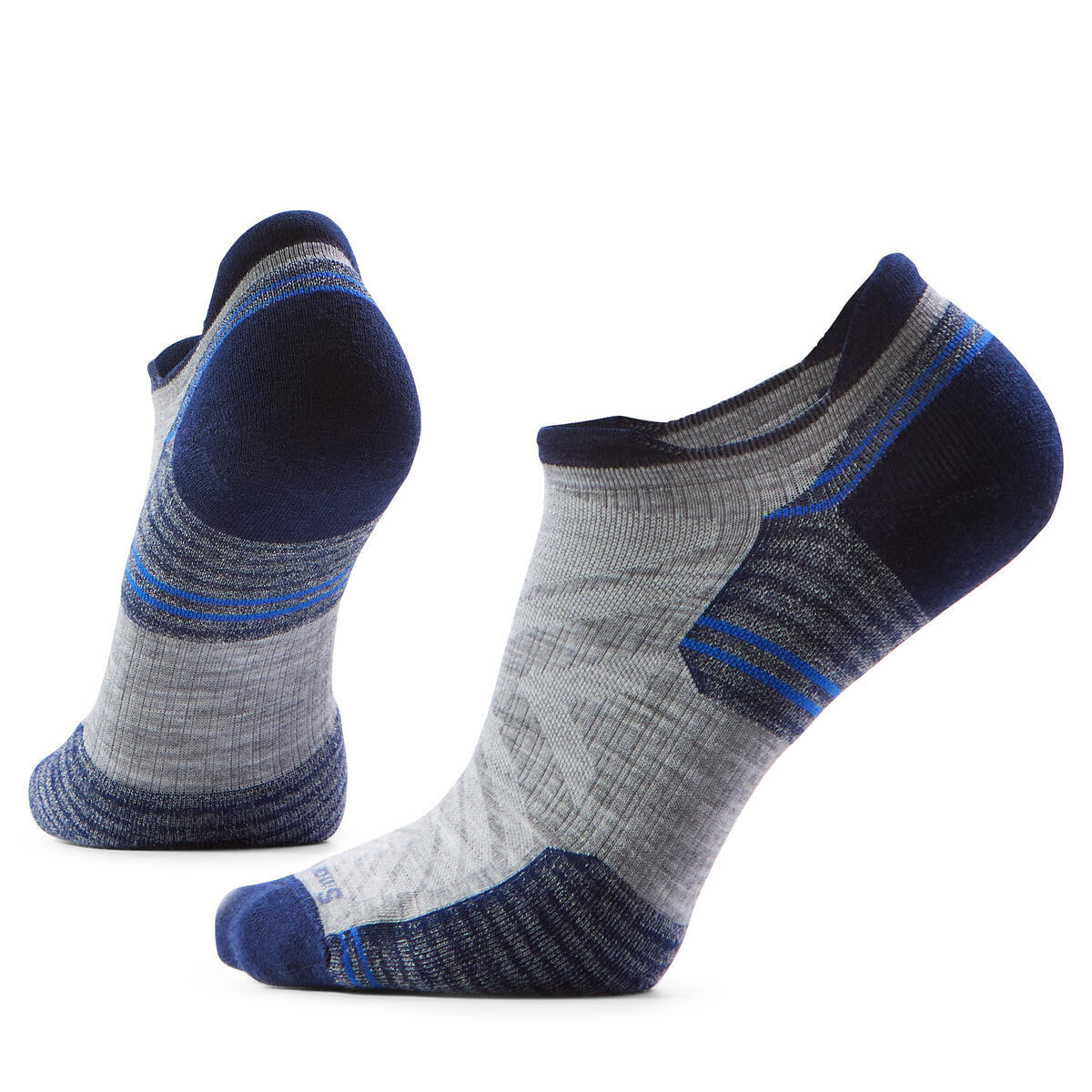 Unisex merino turistické ponožky SMARTWOOL Hike Targeted Cushion Low Ankle Socks, Light Gray velikost: 38-41 (M)