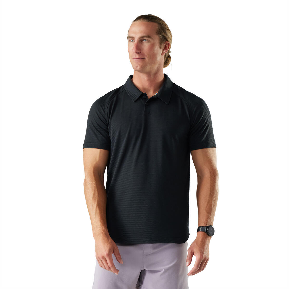 Pánské merino polo tričko SMARTWOOL Men's Active Mesh Polo, Black velikost: S