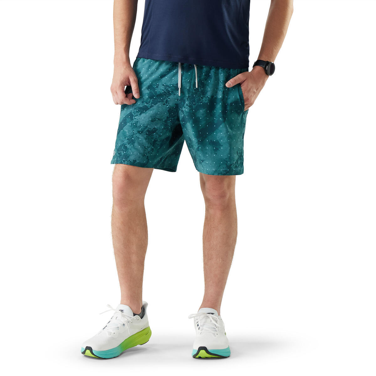 Pánské merino kraťasy SMARTWOOL Men's Active Lined 7" Short, Mineral Blue Shale velikost: S