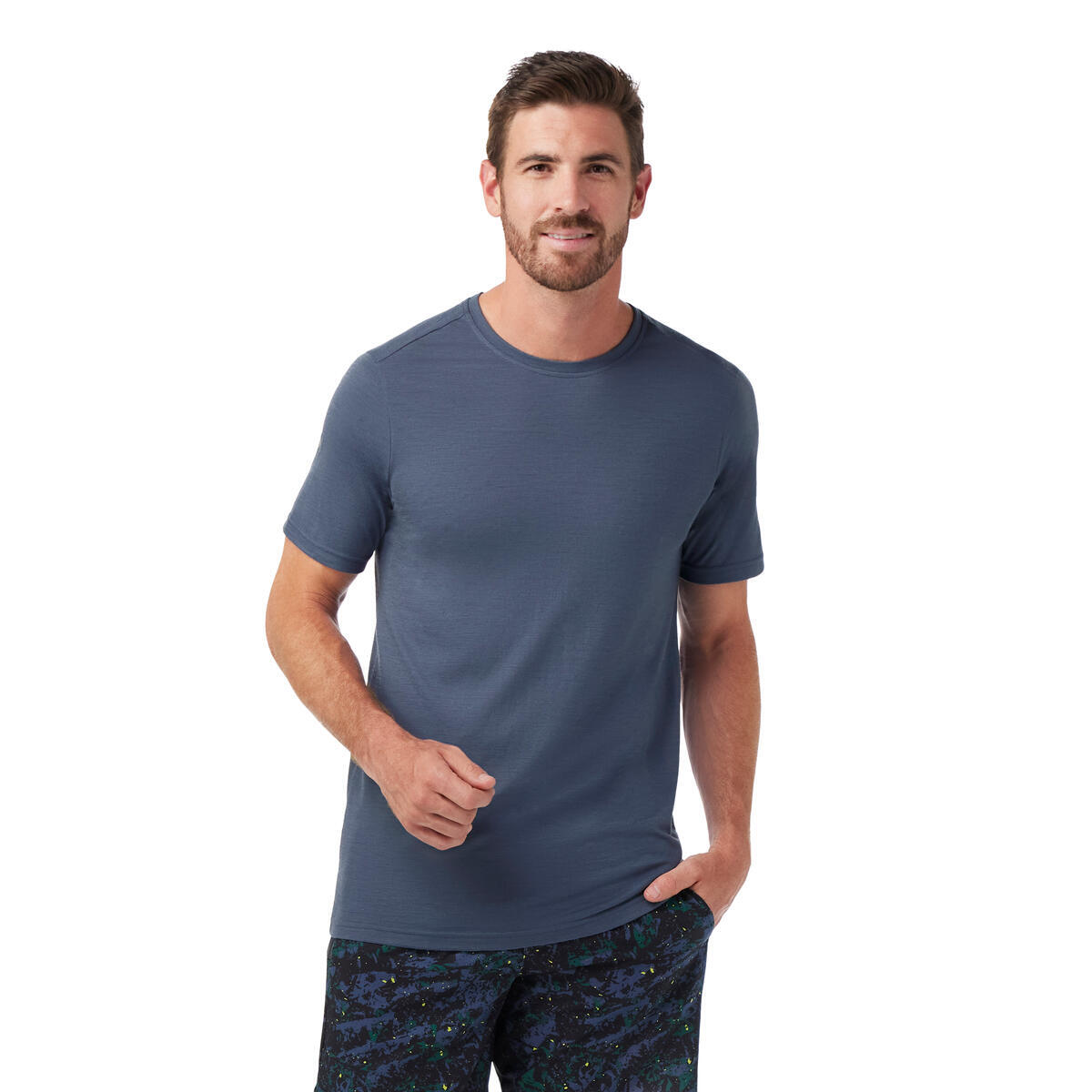 Pánské merino tričko s krátkým rukávem SMARTWOOL Men's Active Short Sleeve, Nightfall Blue velikost: L