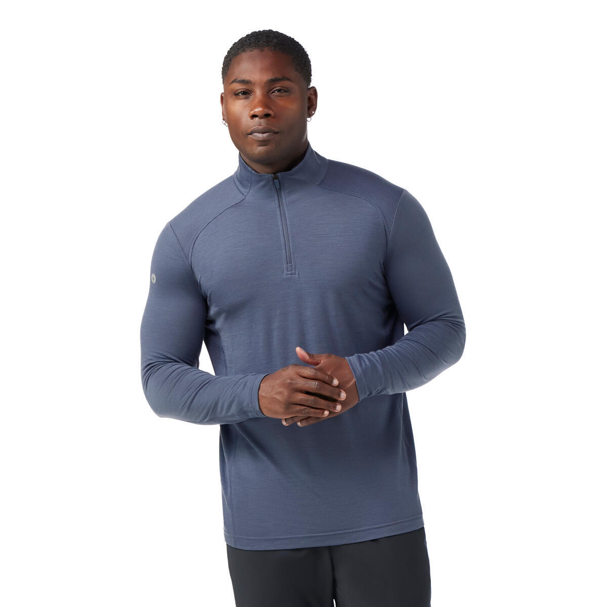 Pánská merino mikina SMARTWOOL Men's Active Mesh 1/4 Zip, Nightfall Blue velikost: M