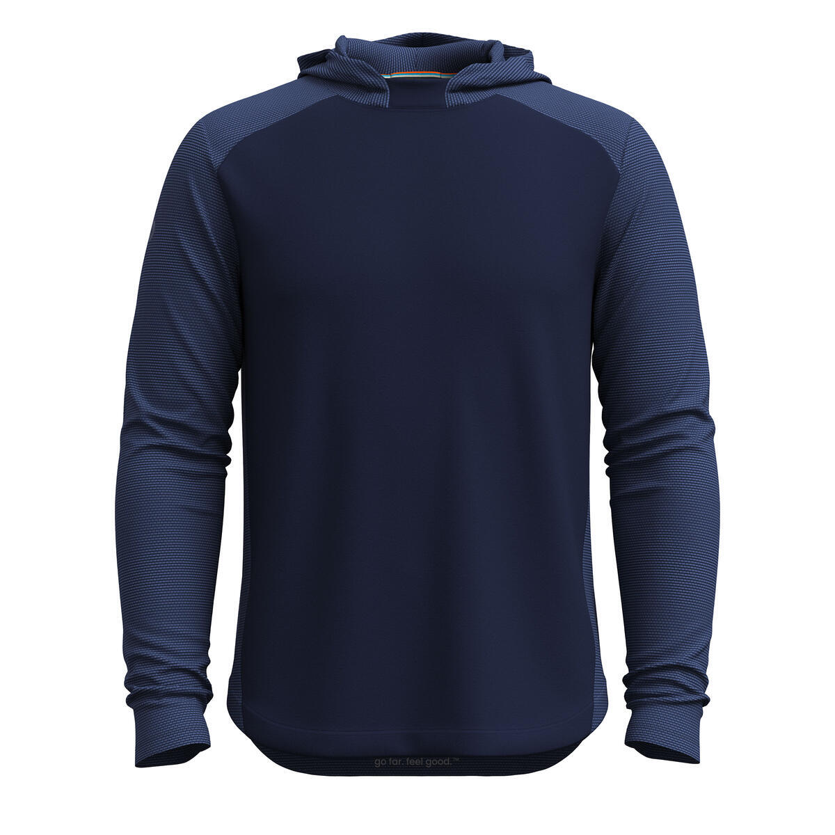 Pánské merino tričko s dlouhým rukávem SMARTWOOL Men's Active Mesh Hoodie, Nightfall/Deep Navy velikost: XL
