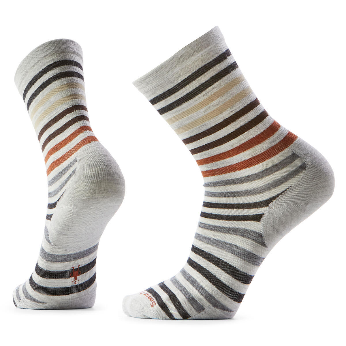 Unisex merino městské ponožky  SMARTWOOL Everyday Spruce Street Crew Socks, Ash velikost: 38-41 (M)