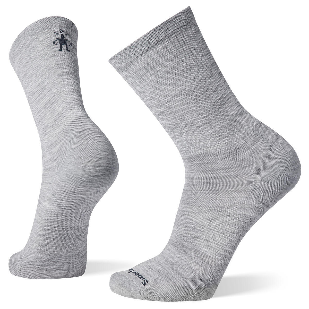 Unisex merino městské ponožky  SMARTWOOL Everyday Anchor Line Crew Socks, Light Gray velikost: 38-41 (M)