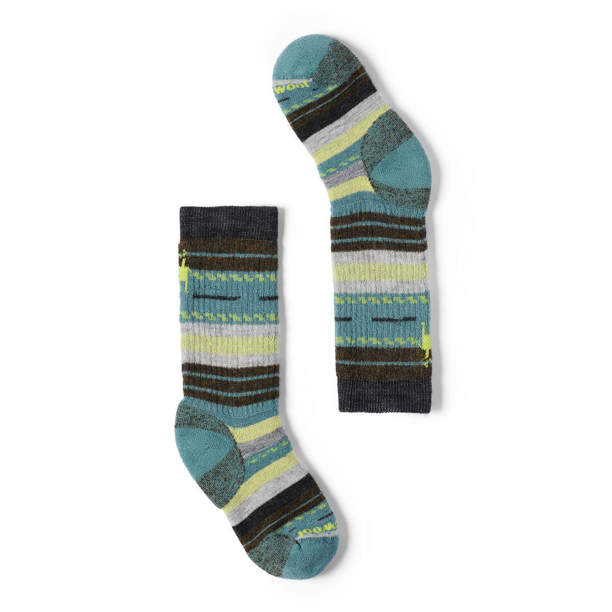 Dětské merino ponožky SMARTWOOL Kids' Hike Full Cushion Margarita Crew S, Dusty Teal velikost: 33-36 (L)