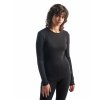 Dámské merino tričko s dlouhým rukávem ICEBREAKER Wmns 175 Everyday LS Crewe, Black