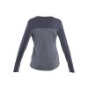 FW24 Women Merino 125 Cool LiteTM Sphere LS Tee Colour Block 0A571L00N BACK 01