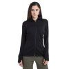 Dámská merino mikina s kapucí ICEBREAKER Wmns 260 Quantum IV LS Zip Hoodie, Black