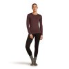 FW25 BM W Women Merino 200 Oasis LS Crewe 1043750GW 44 01