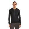 FW25 BM W Women Merino Blend 300 RealFleece Descender LS Zip Hoodie 0A57CS001 01 01