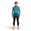 FW25 BM W Men Merino 200 ZoneKnit LS Half Zip 0A57CH0J7 03 01