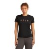 Dámské merino tričko s krátkým rukávem ICEBREAKER Wmns 150 Tech Lite SS Tee Snow Day, Black
