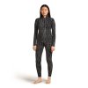 FW25 BM W Women Merino 260 Tech Vertex LS Half Zip Delta Lines AOP 0A57BO672 03 01