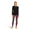 FW25 BM W Women Merino 200 Oasis LS Crewe Rainer Ridge 0A57BG001 03 01