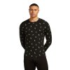 FW25 BM W Men Merino 200 Oasis LS Crewe Snow Day AOP 0A57BE0H7 01 01