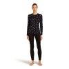 FW25 BM W Women Merino 200 Oasis LS Crewe Snow Day 0A574W0KB 03 01