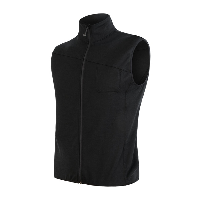 merino & other fabrics vest
