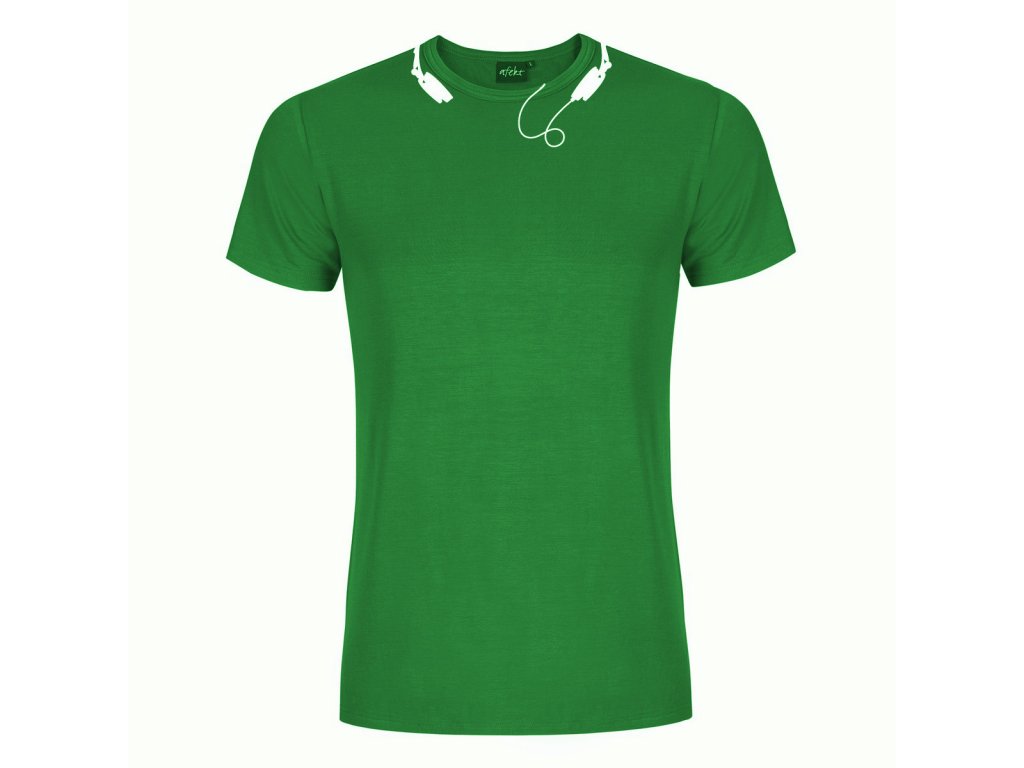 BAMBUTIK SLUCHÁTKA tričko pánské, zelená