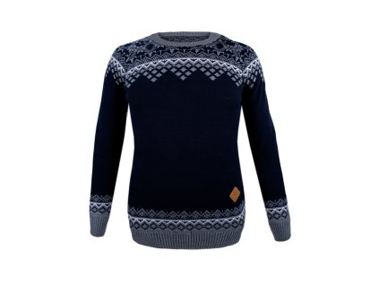 KAMA 5006 dámský merino svetr, barva modrá